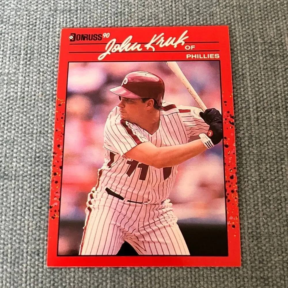 1990 Donruss Philadelphia Phillies Baseball Card Trading Card